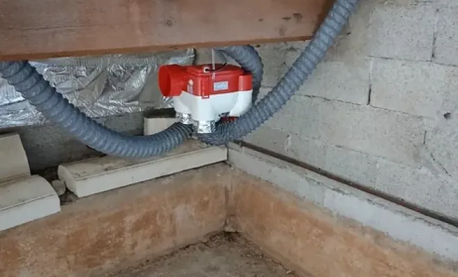 pose d'une vmc automatique hydro-réglable dans des combles, Cagnes-sur-Mer, WK RENOV