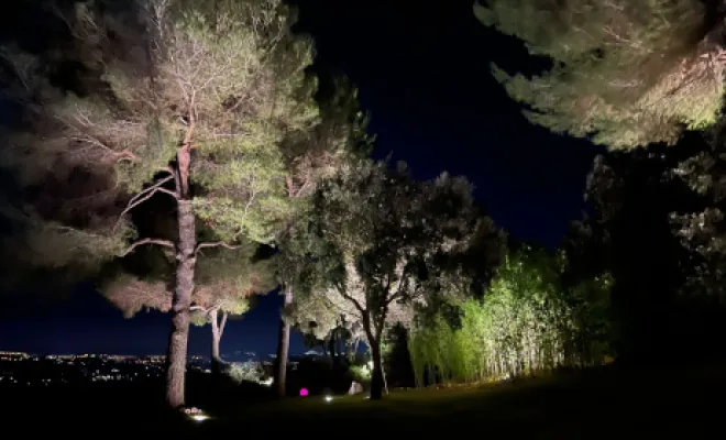 Installation de spots extérieurs 